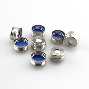 18mm 银色磁性螺口盖(带隔垫) 18MM magnetic CAP